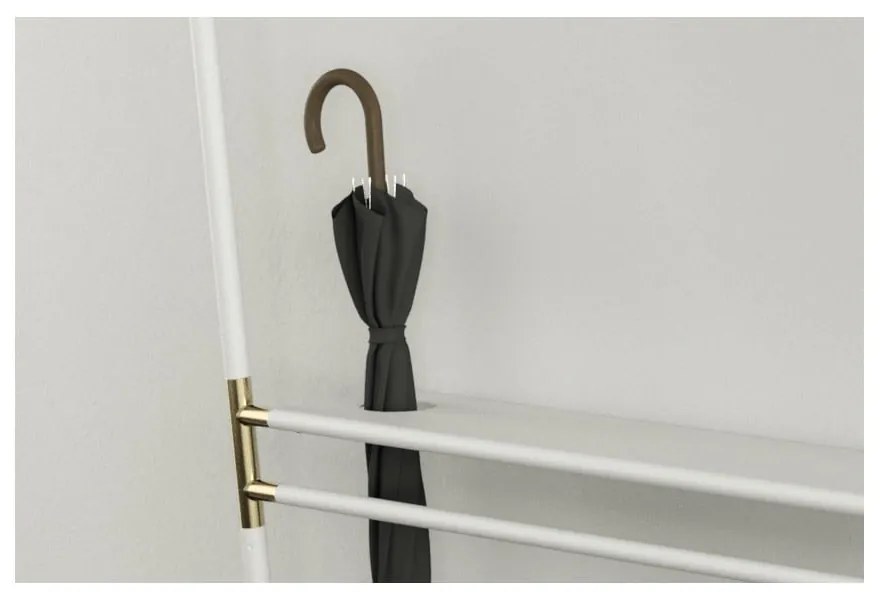 Biela kovová predsieňová zostava Lean On Me – UMAGE