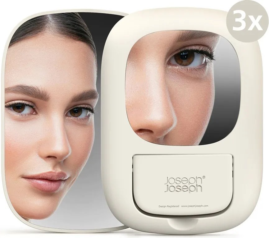 Béžový plastový kúpeľňový organizér na kozmetiku Viva – Joseph Joseph