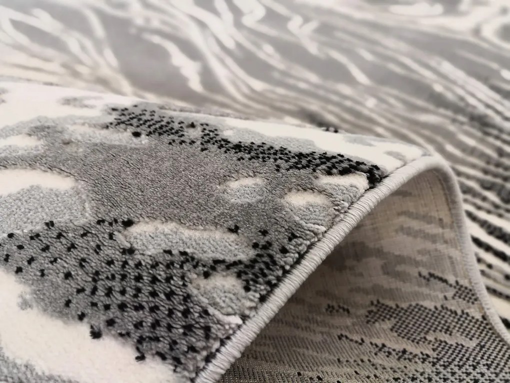 BE Koberec Elite 8752 GREY – sivý obdĺžnikový Rozmer: 200x290 cm