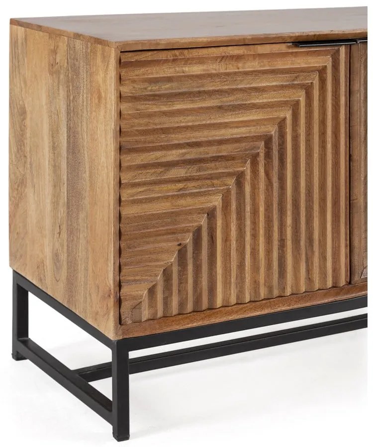 TV stolík z mangového dreva v prírodnej farbe 160x58x40 cm Nereida – MOME