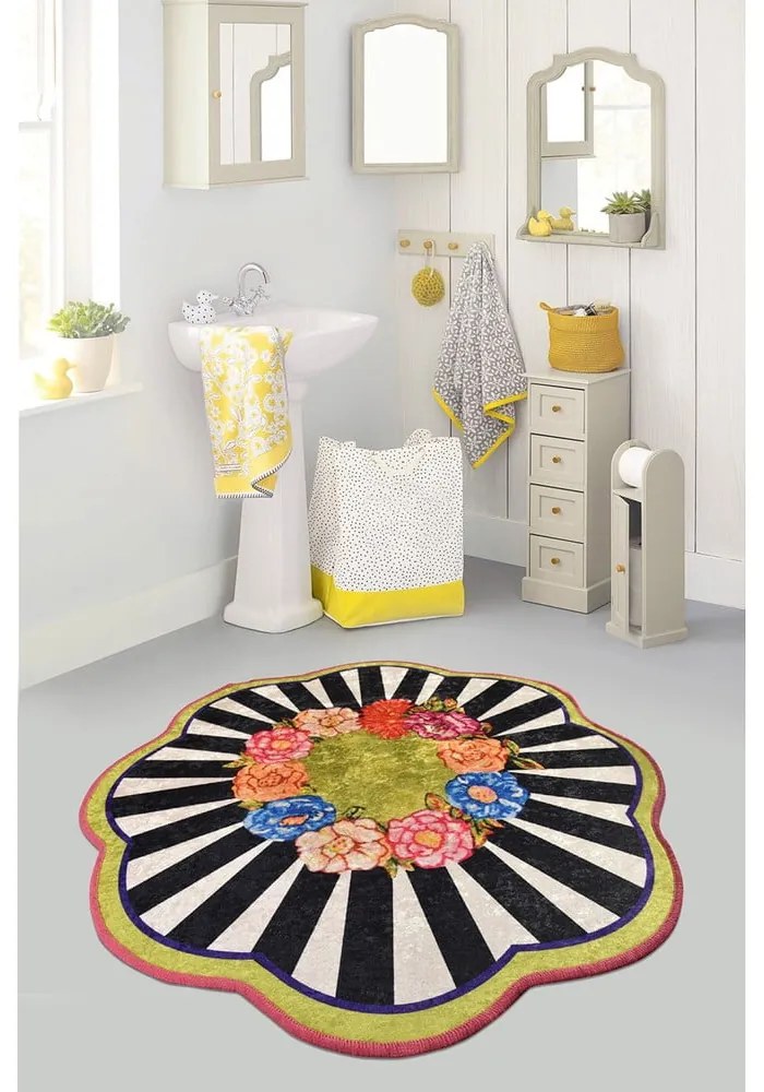 Kúpeľňová predložka ø 100 cm Loan – Foutastic