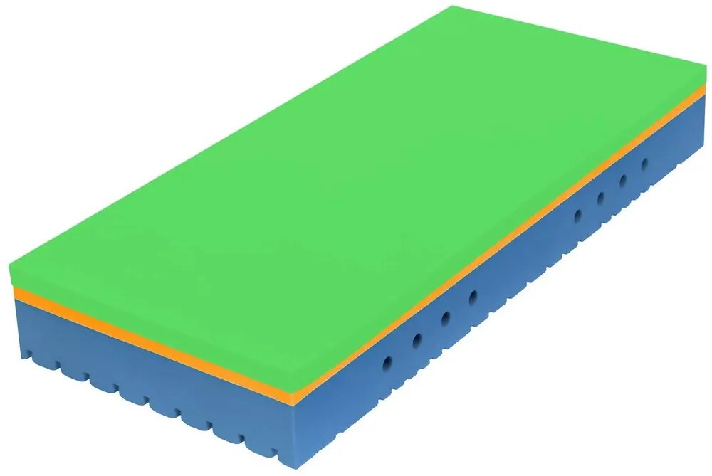 TROPICO/Hilding Anders Ortopedický matrac Tropico SUPER FOX VISCO Heaven - 120x200 cm | 24 cm | WELLNESS (s masážní profilací)