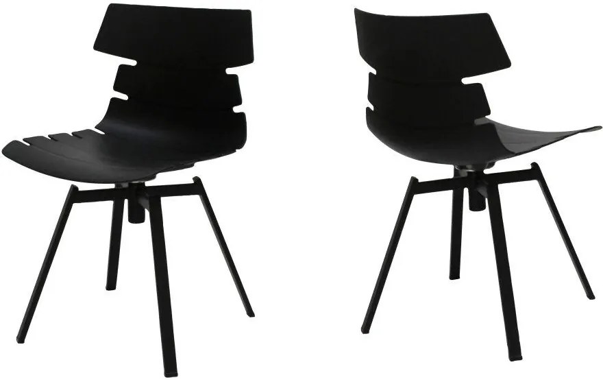 Dizajnová stolička Dollie II / čierna
