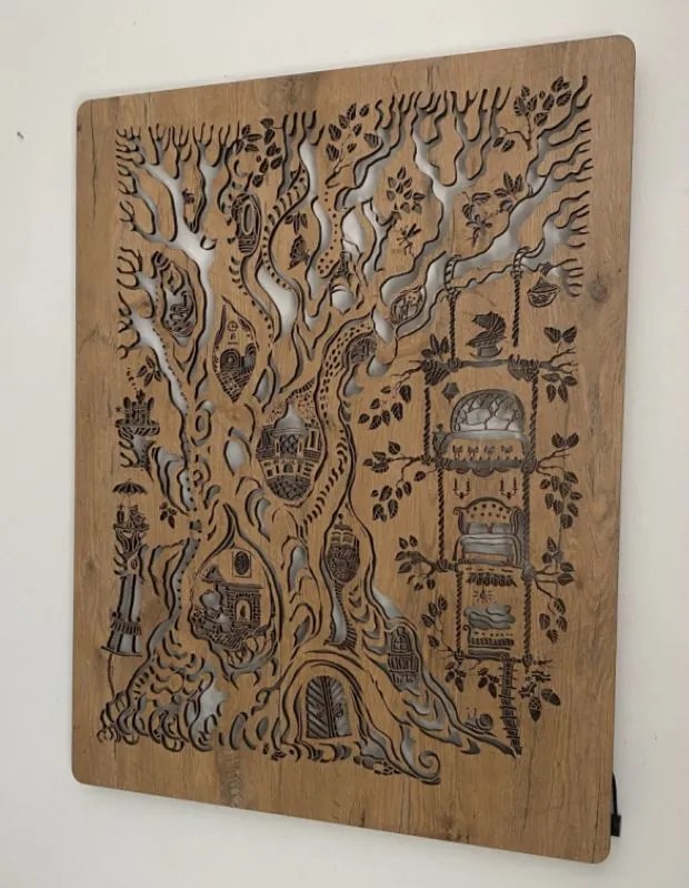 Obraz Rozprávkový strom s led podsvietením