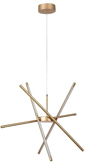 Rabalux 72339 - LED Luster na lanku HENLI2 LED/40W/230V 3000K zlatá