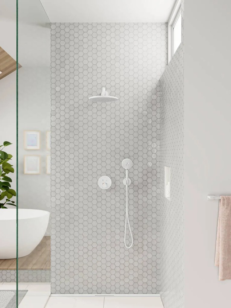 Hansgrohe Raindance Select S, ručná sprcha 120 3jet, matná biela, HAN-26530700