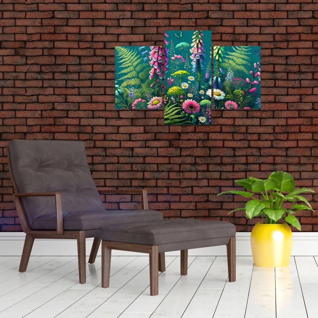 Obraz - Lúčne kvety (90x60 cm)