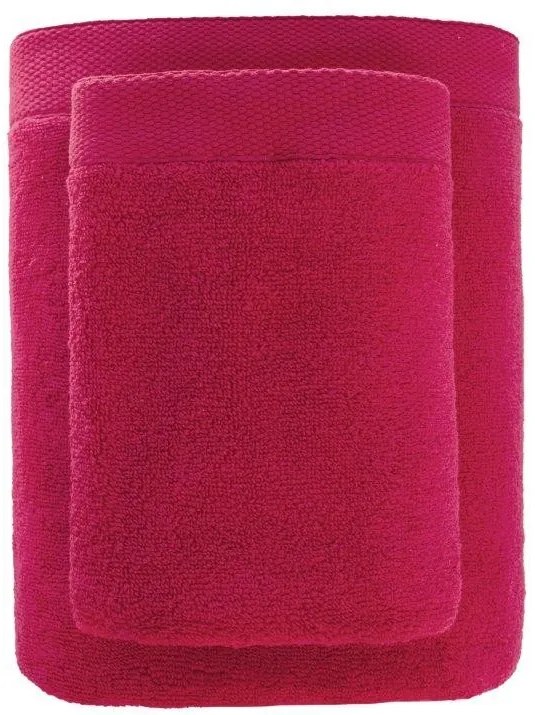 Bavlněný froté ručník MISTY 70x140 cm červený