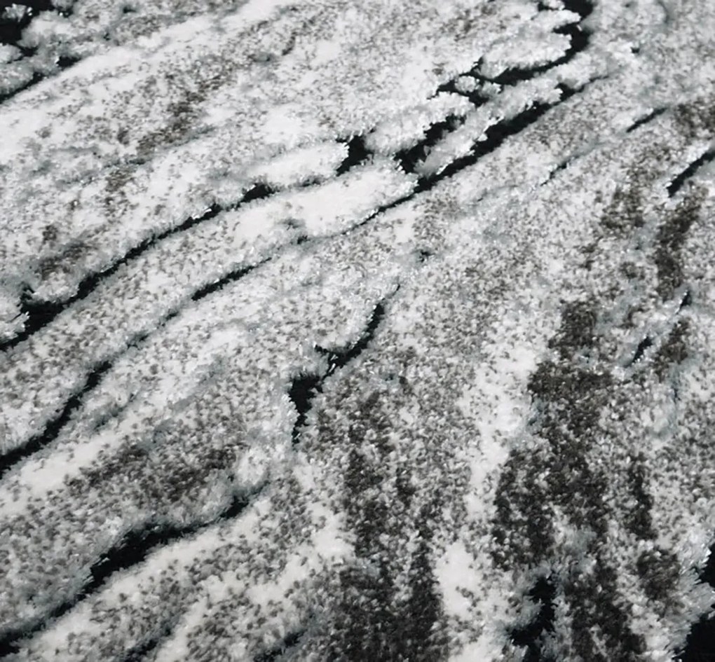 BE Koberec Miami Plus 0303 GREY – sivý obdĺžnikový Rozmer: 60x100 cm