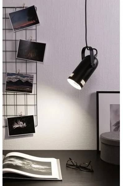 Paulmann 79766 - LED RGBW 1xE27/15W Luster na lankách LAVEA 230V čierny