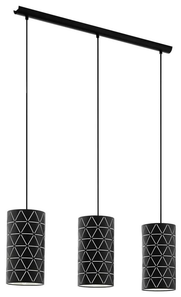 Eglo 98353 - Luster na lanku RAMON 3xE27/40W/230V