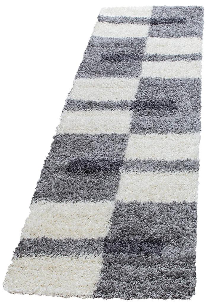 Ayyildiz Kusový koberec GALA 2505, Svetlá Sivá Rozmer koberca: 60 x 110 cm