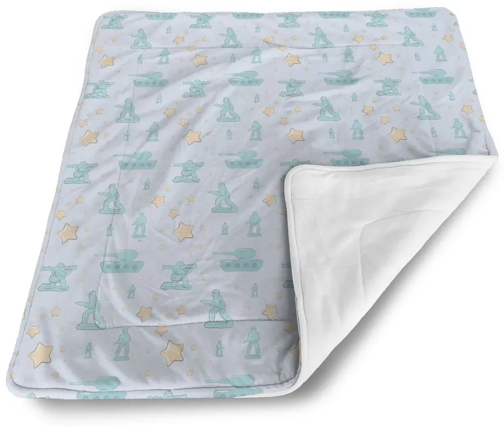 Sablio Deka pre bábätko Detské tanky - 80x100 cm
