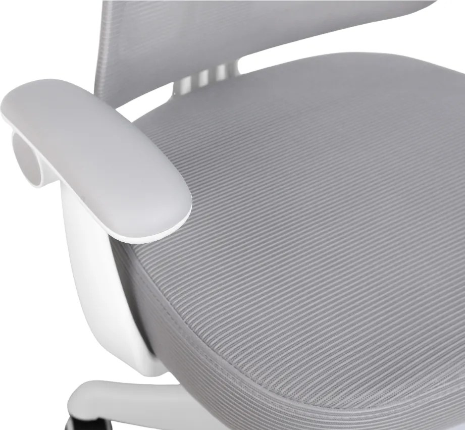 Detská rastúca stolička Neoseat JUNI 013 — látka, sivá