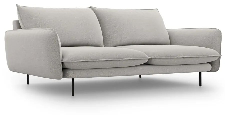 Svetlosivá pohovka Cosmopolitan Design Vienna, 230 cm