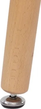 AKCIA Biely jedálenský stôl BERGEN 120x80 cm II. kvalita