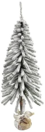 Umelý vianočný stromček Mini Smrek Tatranský zasnežený na pníku 130cm