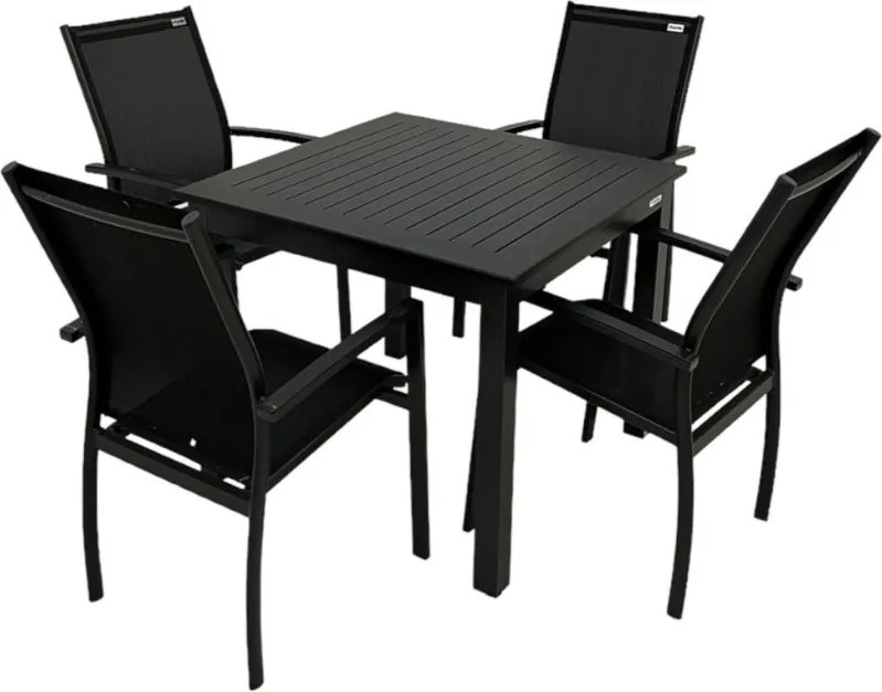 Doppler EXPERT ANTRACIT, stohovateľné kreslá, 4+1