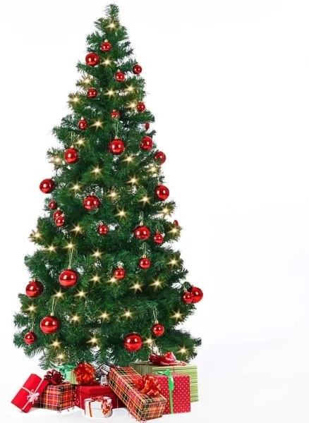 Výsuvný vianočný stromček 180cm vrátane ozdôb na stromček