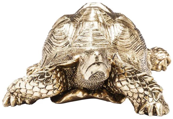 Turtle dekorácia zlatá