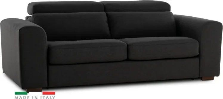 Pohovka FELYNE br. FELYNE s rozkladom na každodenné spanie, 140, tm. šedá (jazz 22 graphite)