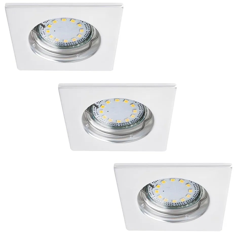 Rabalux Rabalux 1052 - SADA 3x LED podhľadové svietidlo LITE 1xGU10-LED/3W/230V IP44 RL1052