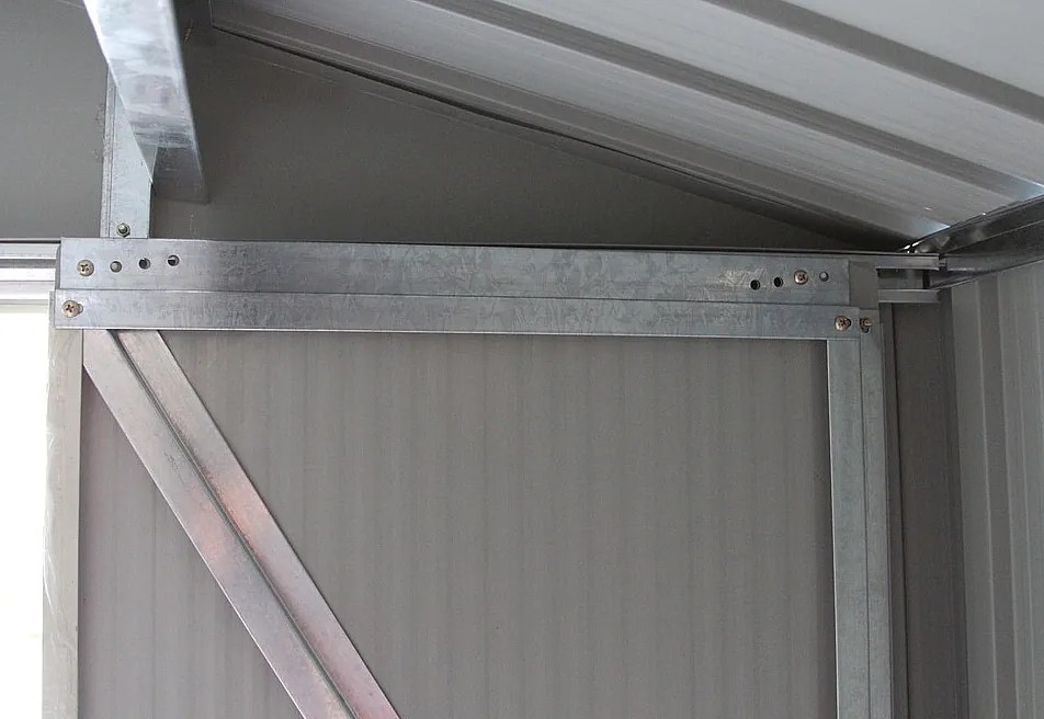 Záhradný domček plocha 213 x 191 cm (šedá)