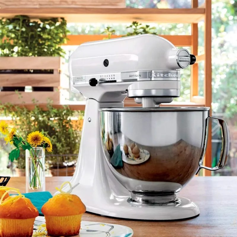 Kuchynský robot KitchenAid Artisan 4,8 l, biely, 5KSM175PSEWH