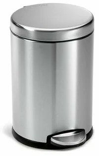 Simplehuman Pedálový okrúhly kôš 4,5 l, nerez