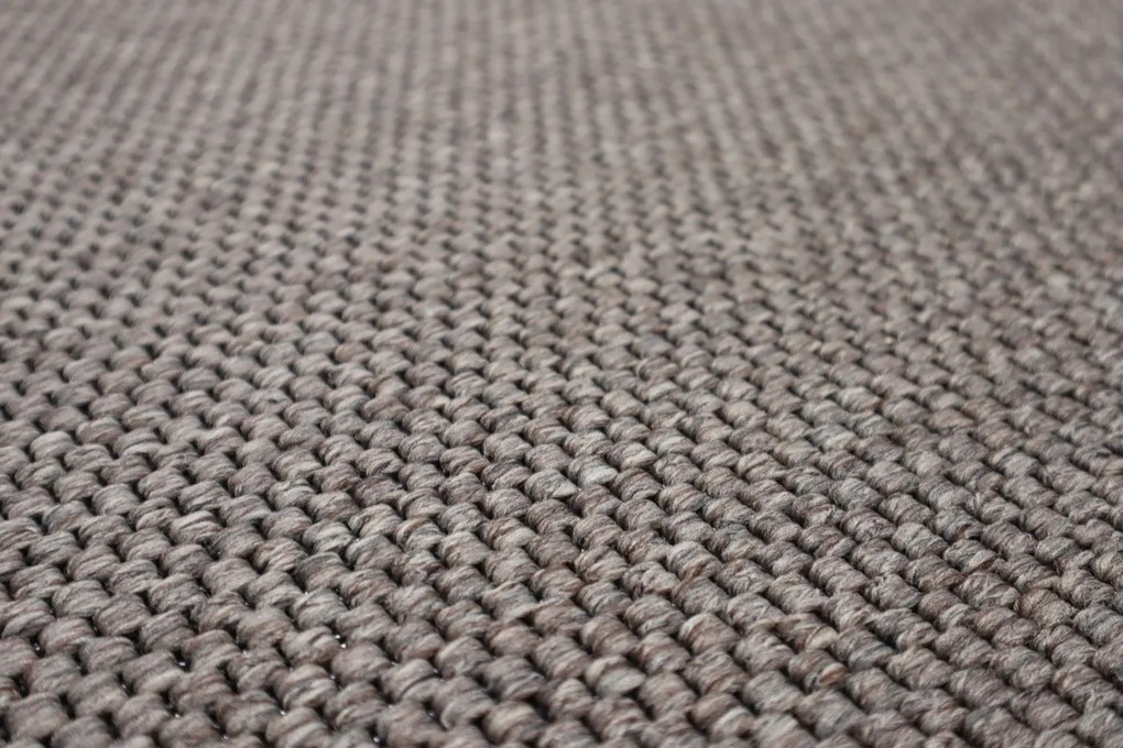 Vopi, Koberec behúň na mieru Nature hnedý, šíre 100 cm, hnedá, chodba / predsieň