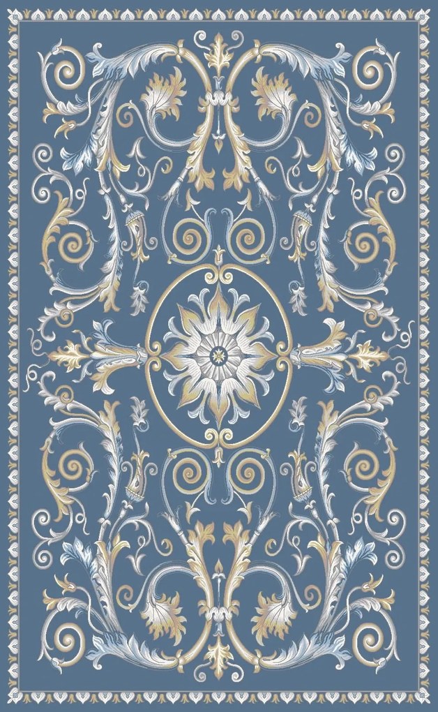 BE Koberec Lille 2021 NAVY – námornícky modrý obdĺžnikový Rozmer: 160x220 cm