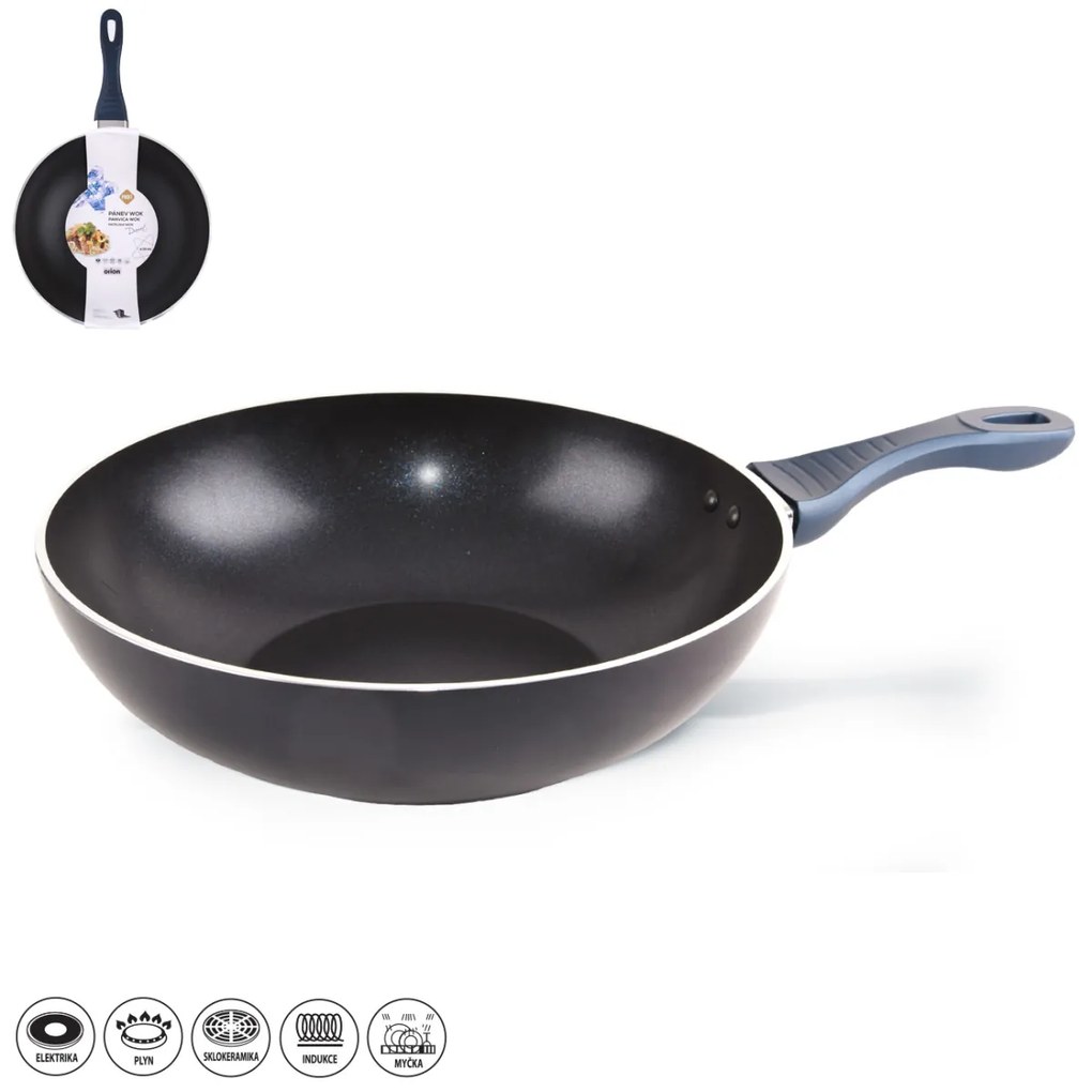 Panvica WOK DIAMANT nepriľnavý povrch 30 cm výška 9 cm