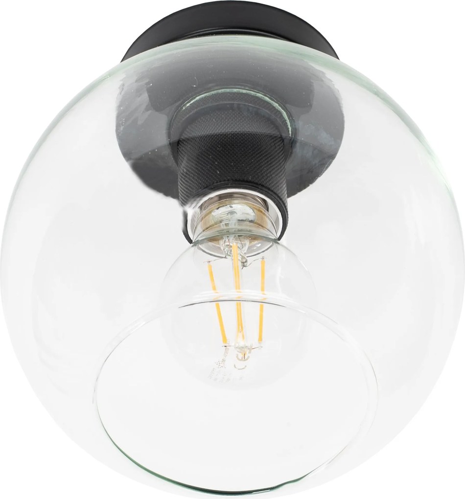 Toolight Toolight, stropné svietidlo 1xE27 APP1174-1W, čierna, OSW-40010