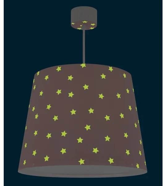 Dalber 82212S - Detský luster STAR LIGHT 1xE27/60W/230V ružová