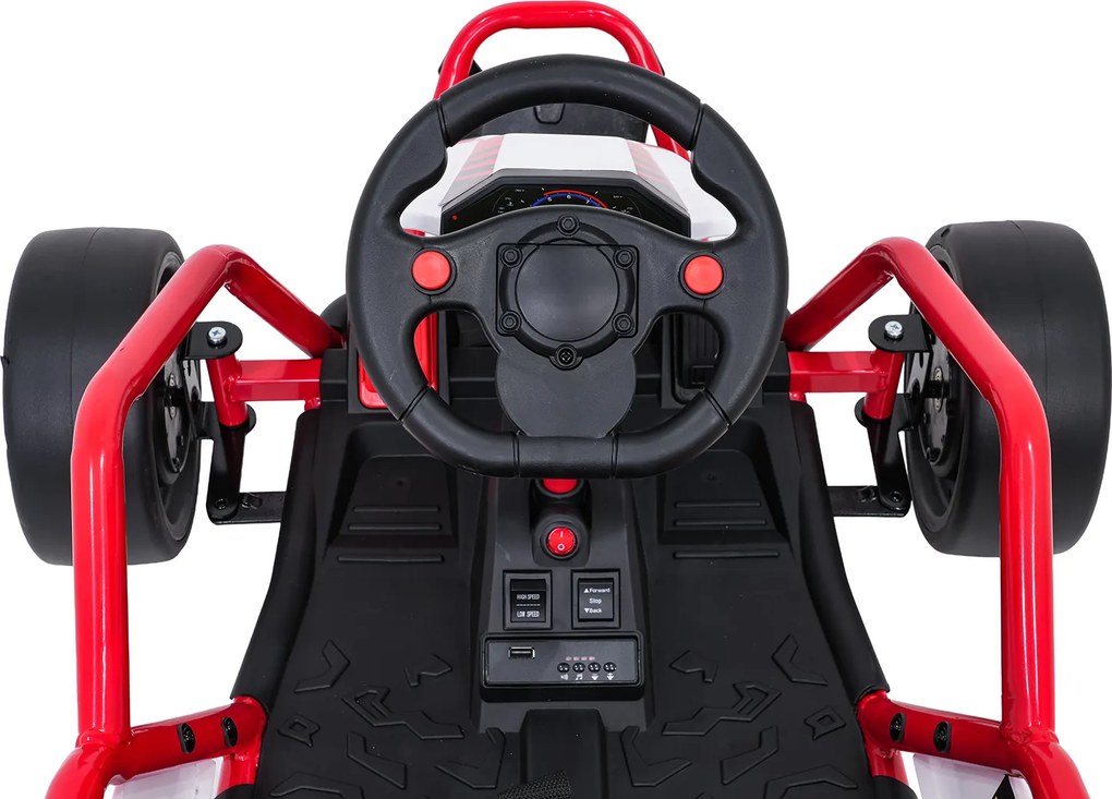 Ramiz Motokára TORNADO s funkciou driftovania Červená