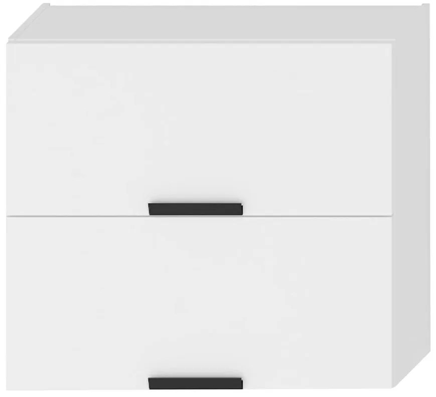 Kuchynská skrinka Denis w80grf/2 biely satén mat/biela