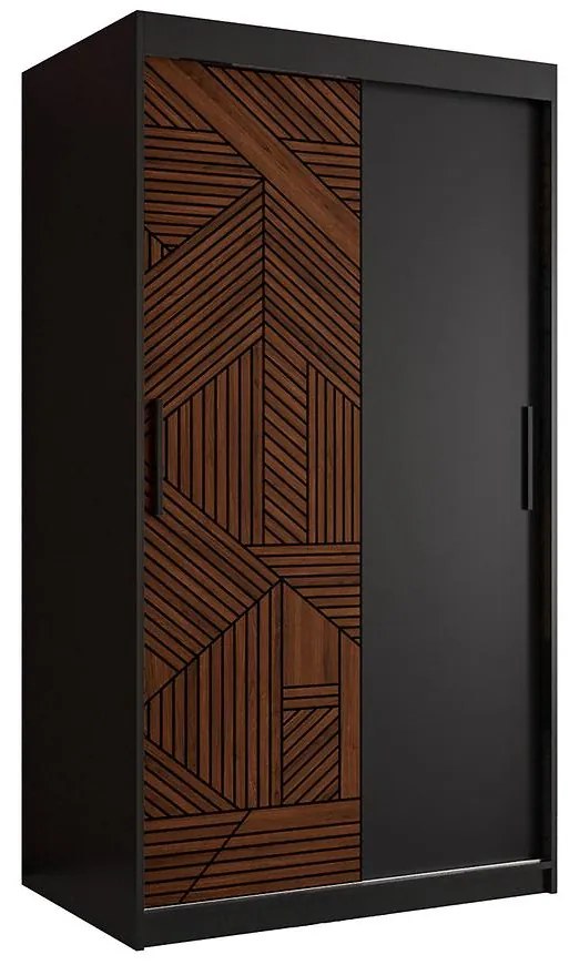 Skriňa Malakka 100 čierna