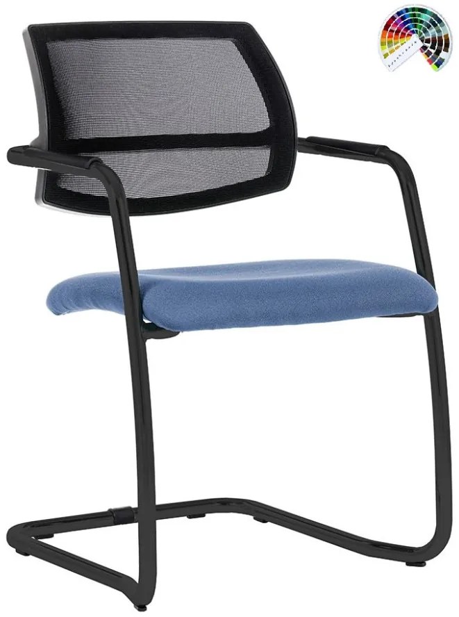 ANTARES Konferenčné kreslo 2180/S MAGIX NET čalúnenie MEDITAP koženka