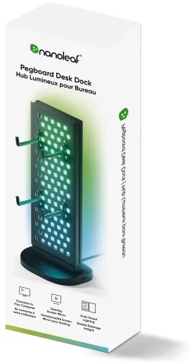 Nanoleaf N7602K00-1LB-LED RGBIC stmievateľná nabíjacia stanica 2700-6500K 5V čie