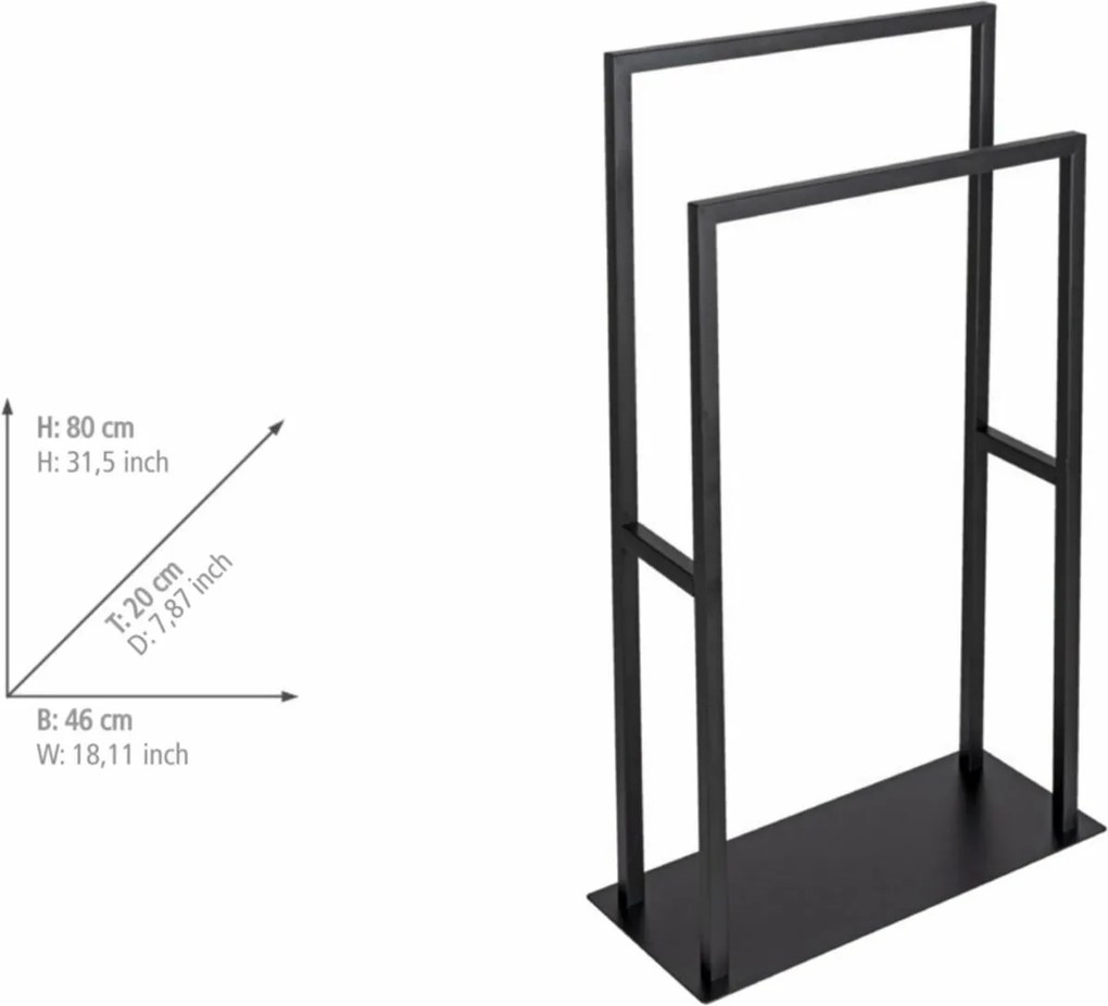 Wenko Kovový vešiak na uteráky RIVALTANA