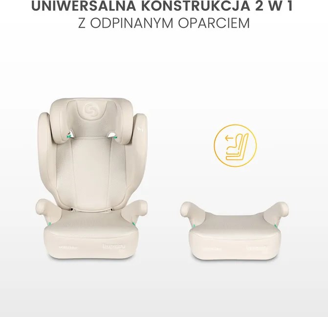 Autosedačka CARETERO BREEZY FIX BLACK (100-150cm)