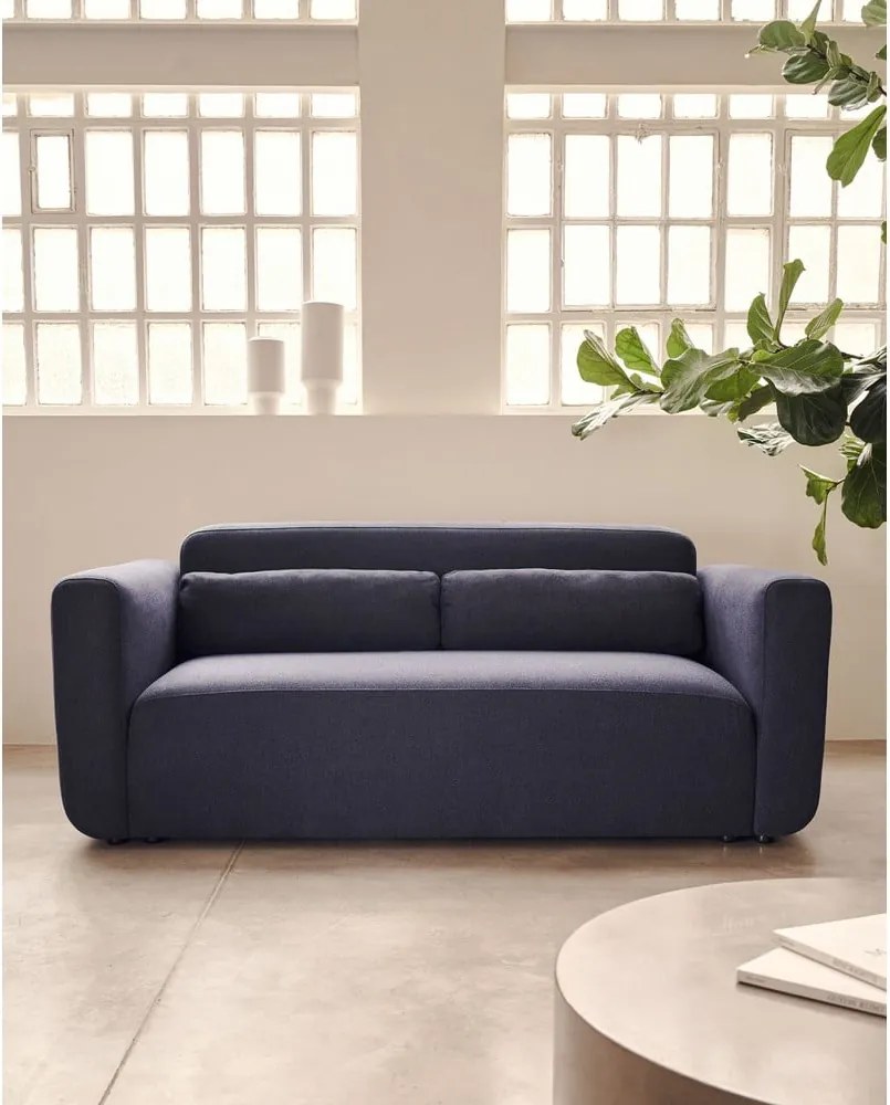 Tmavomodrá pohovka 188 cm Neom – Kave Home