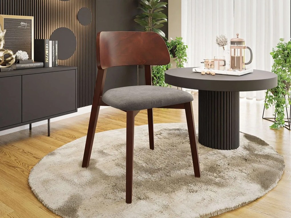 Jedálenská stolička Azunax, Dostupné poťahy: Magic Velvet 2250, Farby: čierna