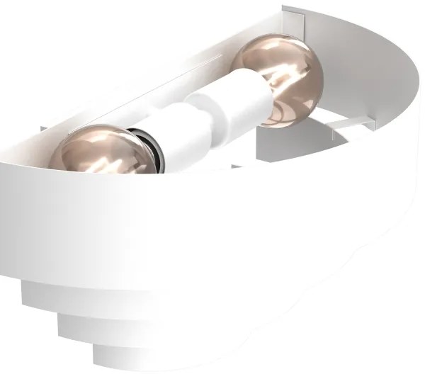 Nástenné svietidlo RINGS 2xE27/15W/230V biela