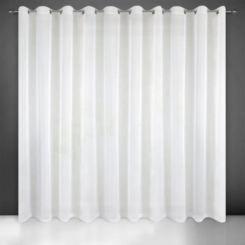 EUROFIRANY Klasický záves 400 cm x 300 cm biela 100 % polyester Rozmer varianty: 400 cm x 250 cm, Farba varianty: Biela