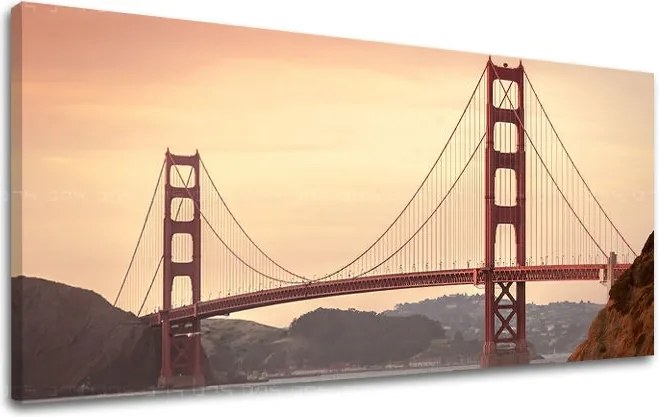 Obraz na stenu Panoráma MESTO / SAN FRANCISCO ME116E13 - 30x60 cm