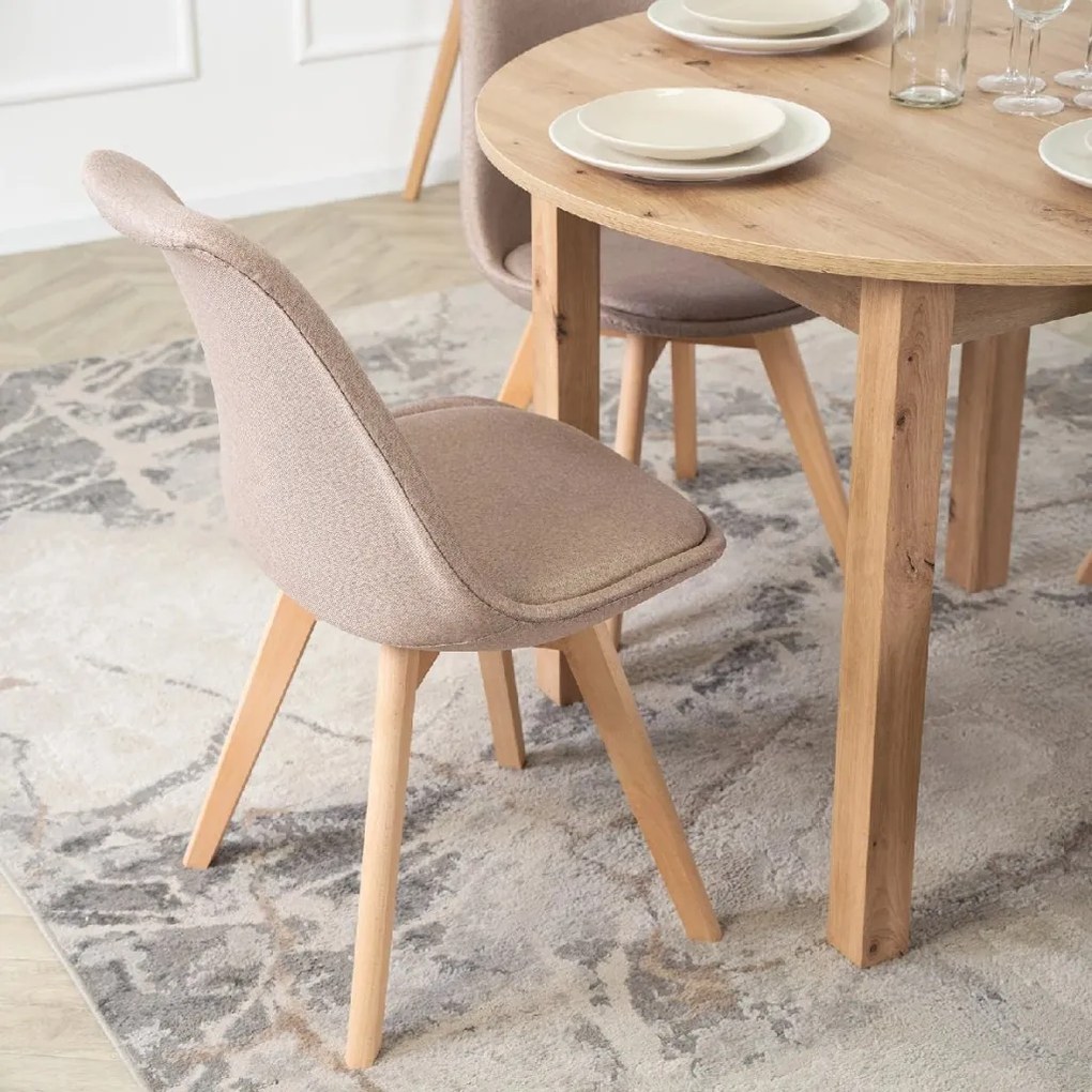 PROXIMA.store - Čalúnená jedálenska stolička NEVEL FARBA: čierna