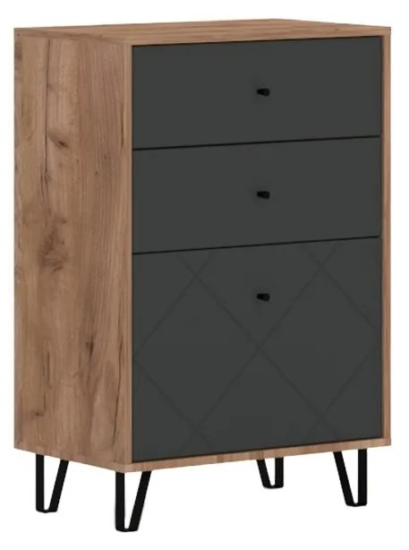 Komoda Bilbao 63,4 cm dub Tabak Craft
