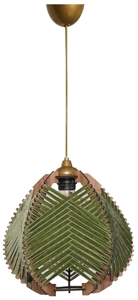 Závěsný lustr YL228 zelený