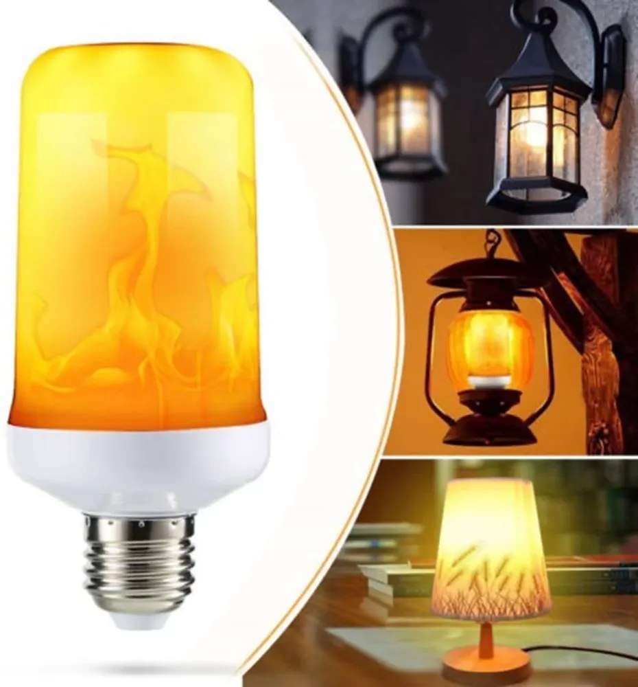 Zaparkorun LED žiarovka HYO-2, 5W - imitácia plameňa - orange